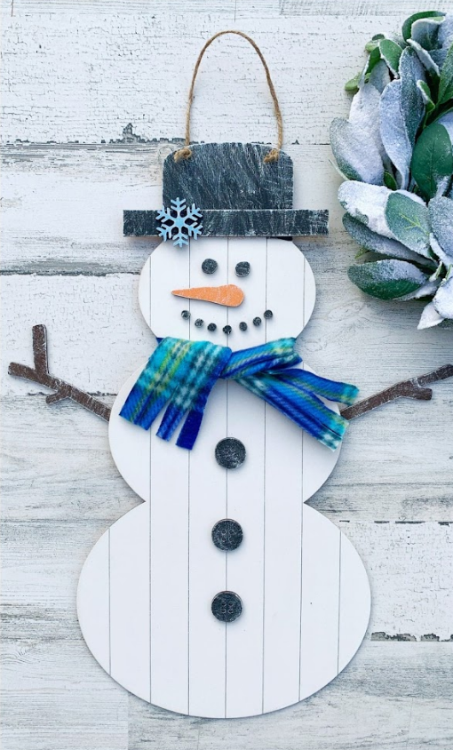 1 Set of DIY Snowman Kit Christmas Crafting Mini Snowman Accessories Supply  
