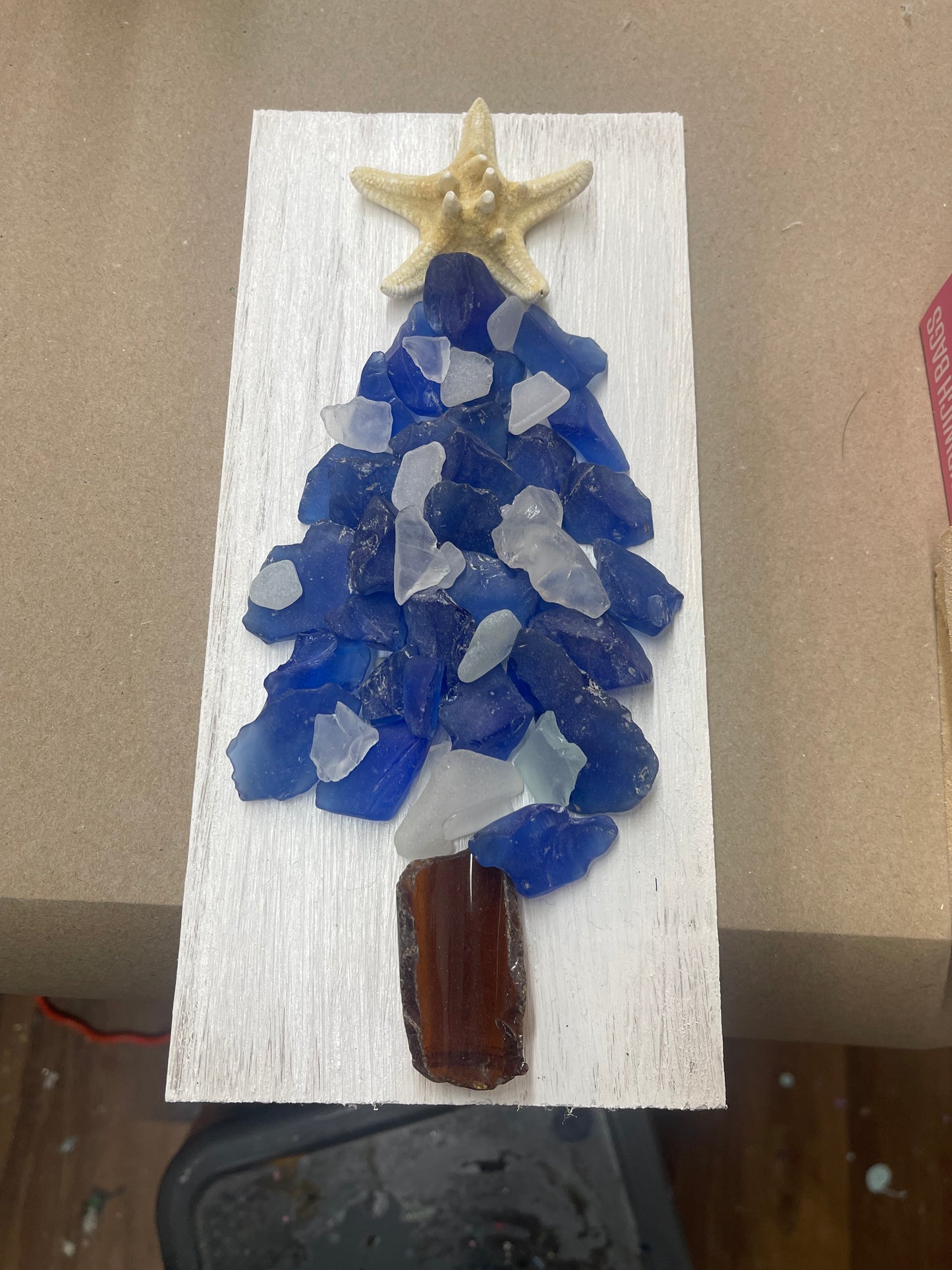 DIY Sea Glass Art |  Sea Glass Tree, Frames & More Join Open Workshop Or Private Event for a Sea Glass Session