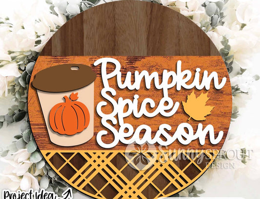 Pumpkin Spice Season Fall  3D | Design #164 SS