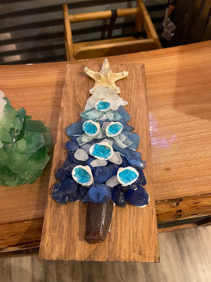 DIY Sea Glass Art |  Sea Glass Tree, Frames & More Join Open Workshop Or Private Event for a Sea Glass Session