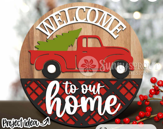 Welcome Truck Tree Plaid 3D | Design #148 SS