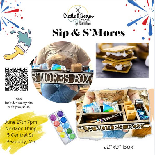 Sips & S'Mores 6.27.24 7pm @ The NexMex Thing | Open Workshop (Copy)