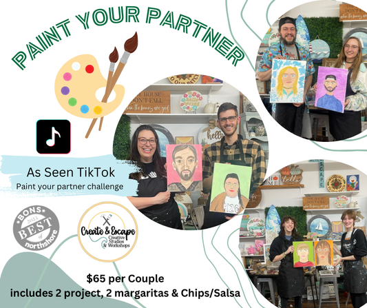 6.20.24 Paint Your Partner Challenge  Sip & Paint @ The NexMex Thing | Open Workshop