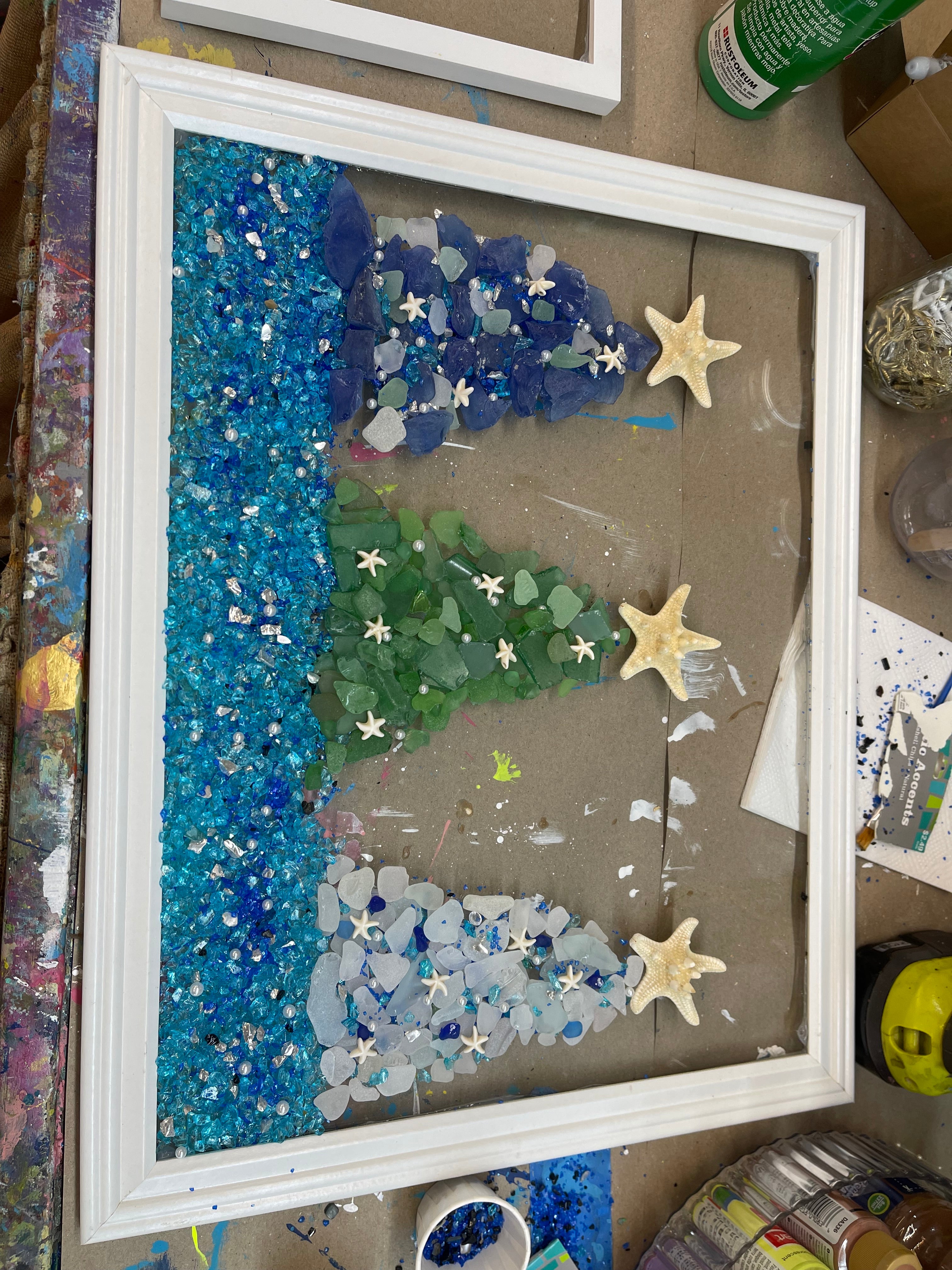 DIY Sea Glass Art | Join Open Workshop Or Private Event for a Sea Glass Session