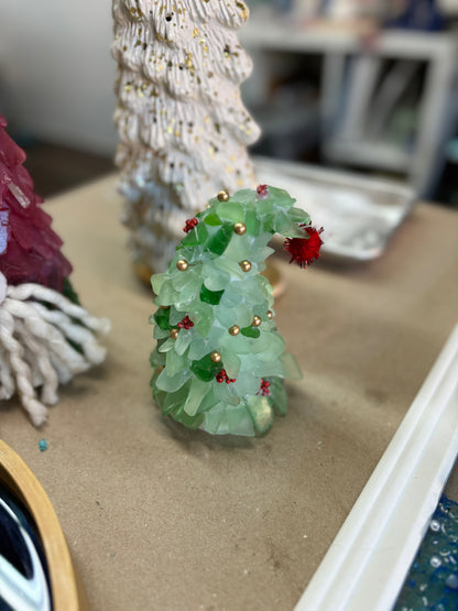 DIY Sea Glass Art |  Sea Glass Tree, Frames & More Join Open Workshop Or Private Event for a Sea Glass Session