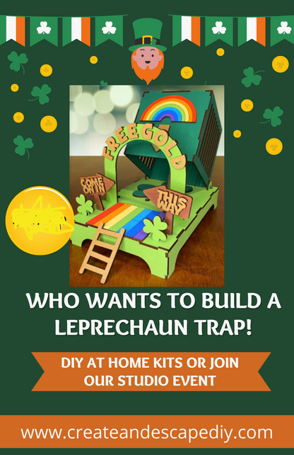 In Studio or DIY !  Build your own leprechaun trap! | Open Workshop