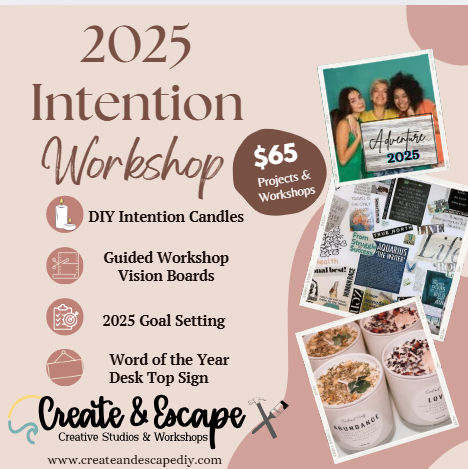 1.19.25 Intention Candles & Vision Boards 10:30| Open Workshop at C&E