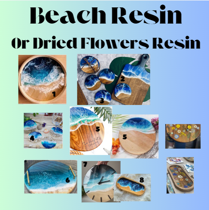 DIY Sea Glass Art & Resin Pours |  Sea Glass Tree, Frames & More Join Open Workshop Or Private Event for a Sea Glass Session