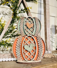 Stand Up Pumpkin Lattice | Design #PAZ