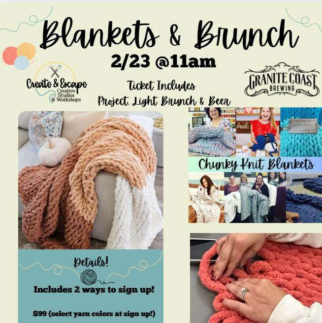 Blankets & Brunch @GCBC 2/23 11am