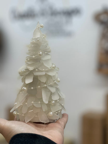 NEW YEARS DAY! 1/1/25 Saturday @11AM-1PM Sea Glass Art Tree & Sea Glass Window Frames with Brunch| Open Workshop