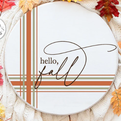 Hello Fall Plaid | Design #1358