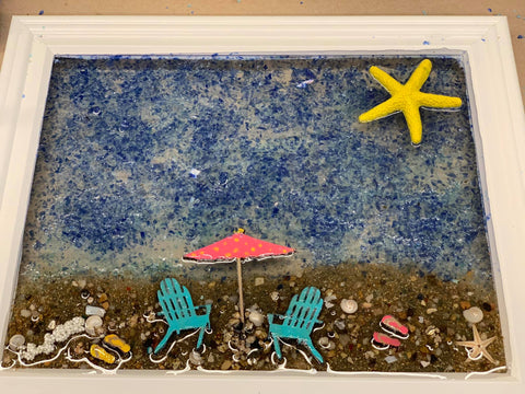 DIY Sea Glass Resin Art | Join Open Sea Glass Session – Create & Escape ...